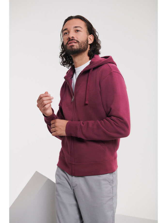 russell authentic vetoketjuhuppari burgundy, viininpunainen russell authentic vetoketjuhuppari burgundy, viininpunainen